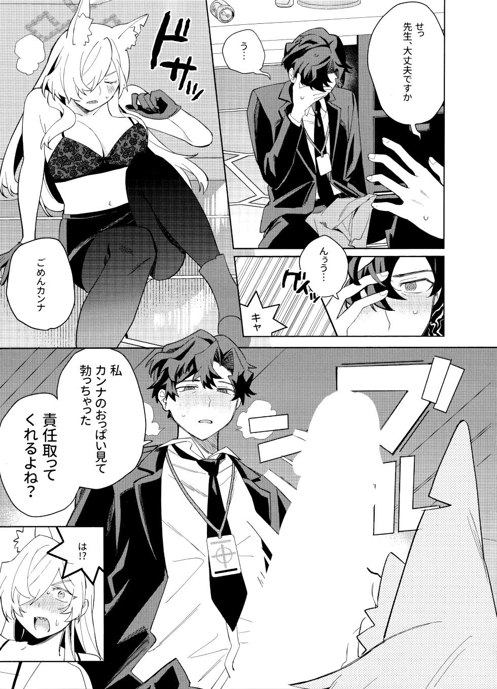 (C104) [美大生の卒制 (高良間男)] 泥酔先生 (ブルーアーカイブ) - Page 8