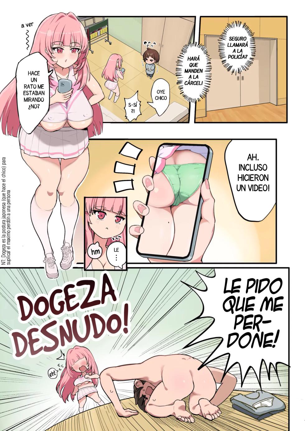 [Denpa Tsuushin (Darkness Yuma)] Muchimuchi Cheer Girl no Onee-san | La Animadora Regordeta [Digital] [Spanish] [Harenchi no Fansub] - Page 6