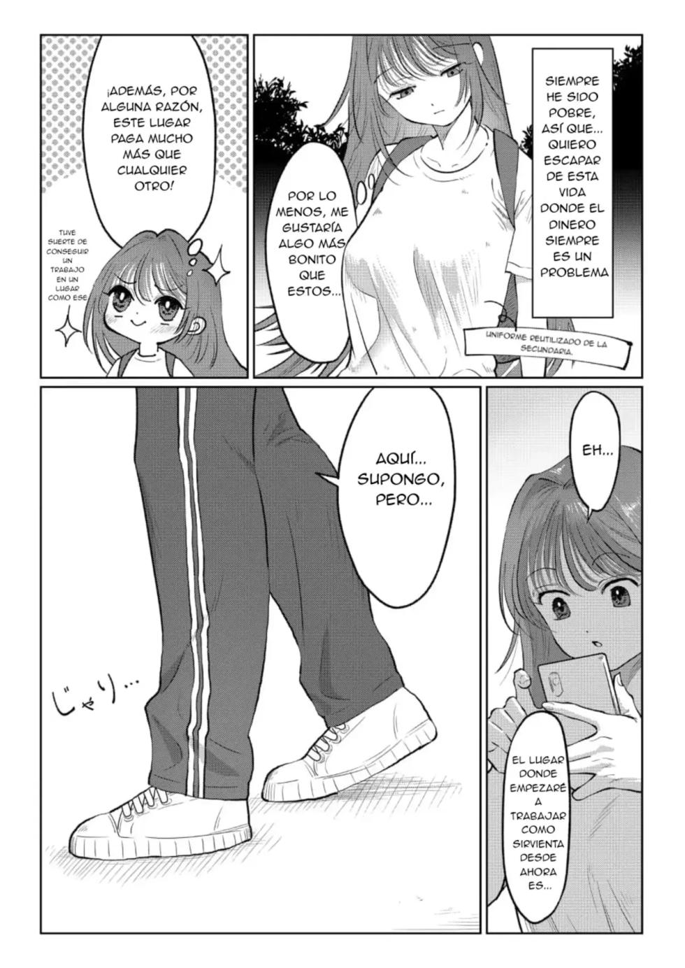 [Nanahara Mitsuru] Maid de Asobo｜Jugando con la Sirvienta (WEEKLY Kairakuten 2025 No.14) [Spanish] [fanfisclemon] - Page 2