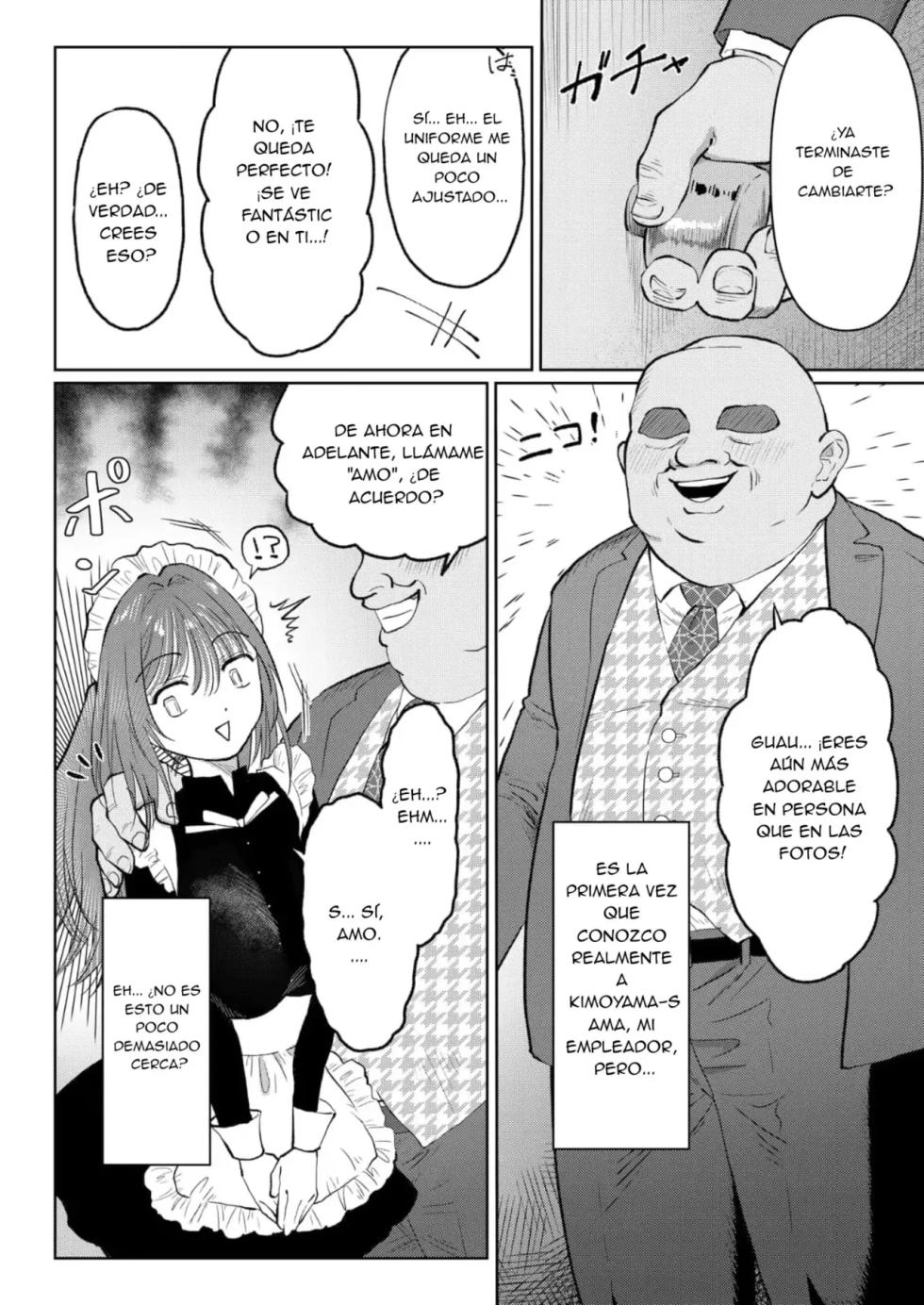 [Nanahara Mitsuru] Maid de Asobo｜Jugando con la Sirvienta (WEEKLY Kairakuten 2025 No.14) [Spanish] [fanfisclemon] - Page 4