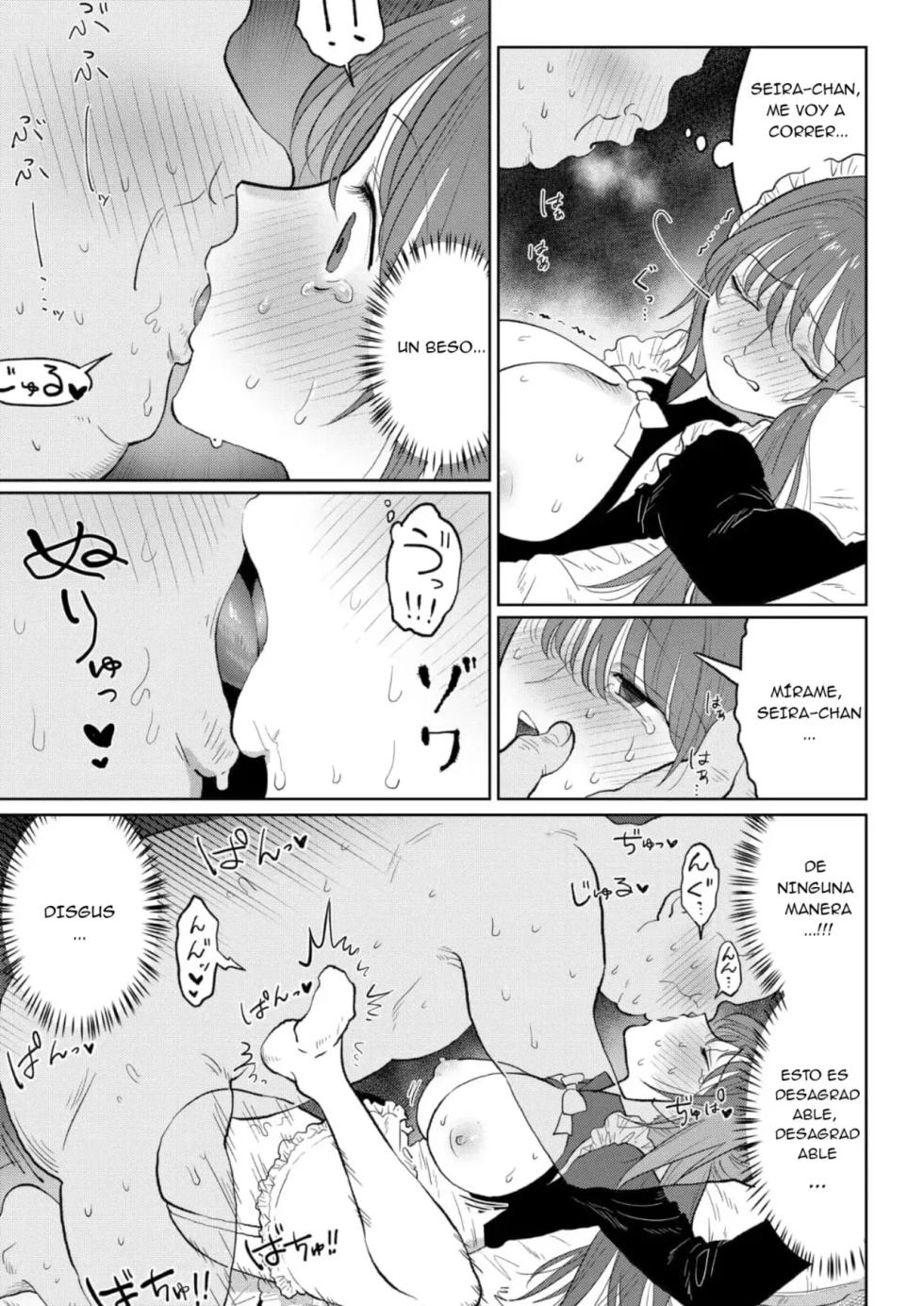 [Nanahara Mitsuru] Maid de Asobo｜Jugando con la Sirvienta (WEEKLY Kairakuten 2025 No.14) [Spanish] [fanfisclemon] - Page 15