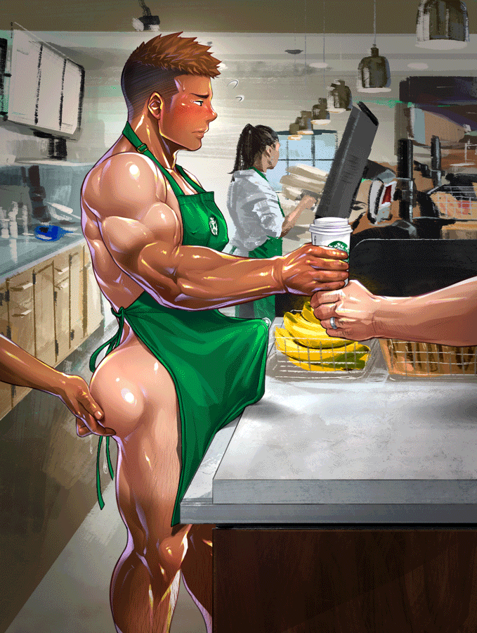 [Artistic Jinsky] Cafe waiter(GIF pack) - Page 9