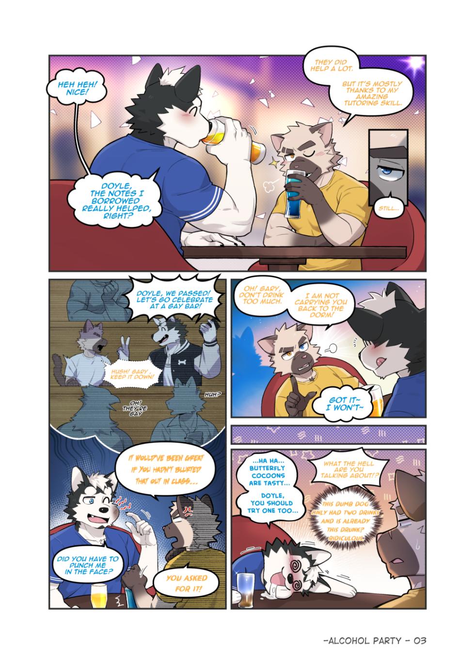 [Kumayaki (Luwei)] Alcohol Party [English] (Uncensored) - Page 6