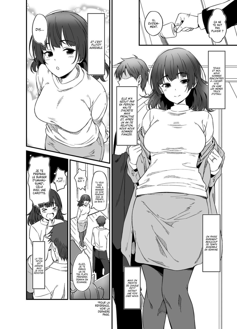 [AERODOG (inu)] Ore wa Yome ni Sakaraenai... Seiheki o Nigirareteiru | Je ne peux rien refuser à ma Femme... Elle me tient par les couilles ! [French] [Lopxi] [Digital] - Page 5