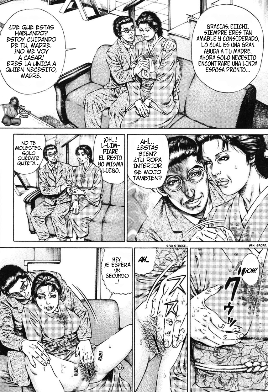 [Juteimu Nakata] Aiyoku no Hana Biniku no Nukumori｜La Flor De La Lujuria Y El Calor De La Carne (Kinshin Chijou - Aiyoku no Kyouen) [Spanish] [BigDaddy Scan] [Digital] - Page 4