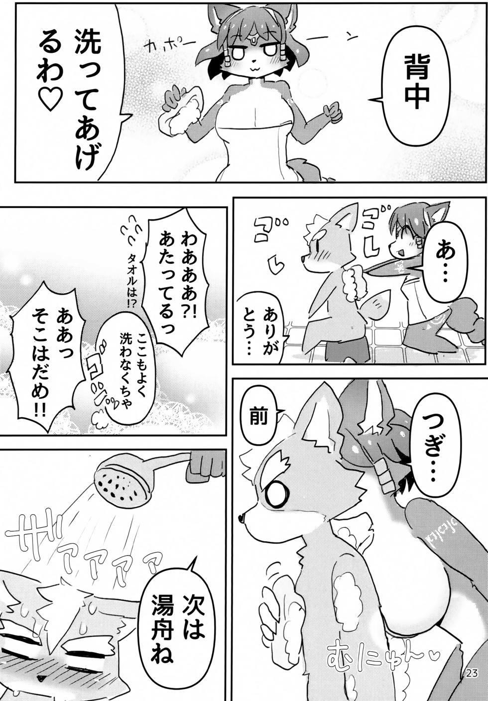 (Shinshun Kemoket 11) [Kuri Gohan (Yocchi)] Shower Room! (Star Fox) - Page 22