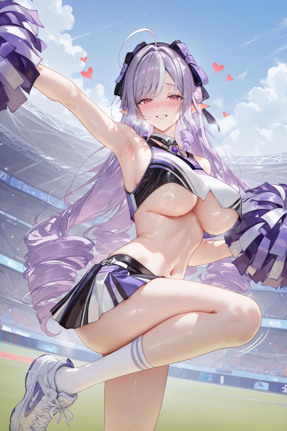 [Cool Summer] [AI Generated] [Patreon] Vivian cheerleader - Page 6