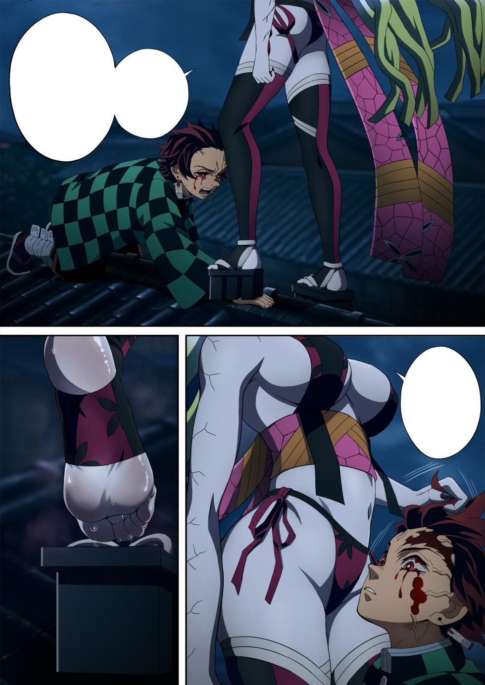 [Foot Croft][Kimetsu no Yaiba]Daki’s Blood Demon Art：Trample 堕姫の血鬼術・紅蓮践踏（Part 1+Part 2) - Page 5
