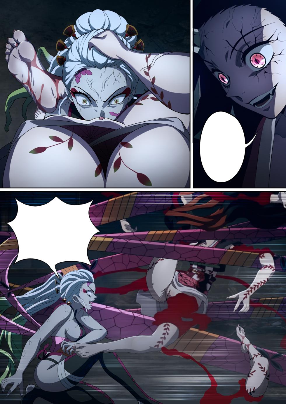 [Foot Croft][Kimetsu no Yaiba]Daki’s Blood Demon Art：Trample 堕姫の血鬼術・紅蓮践踏（Part 1+Part 2) - Page 28
