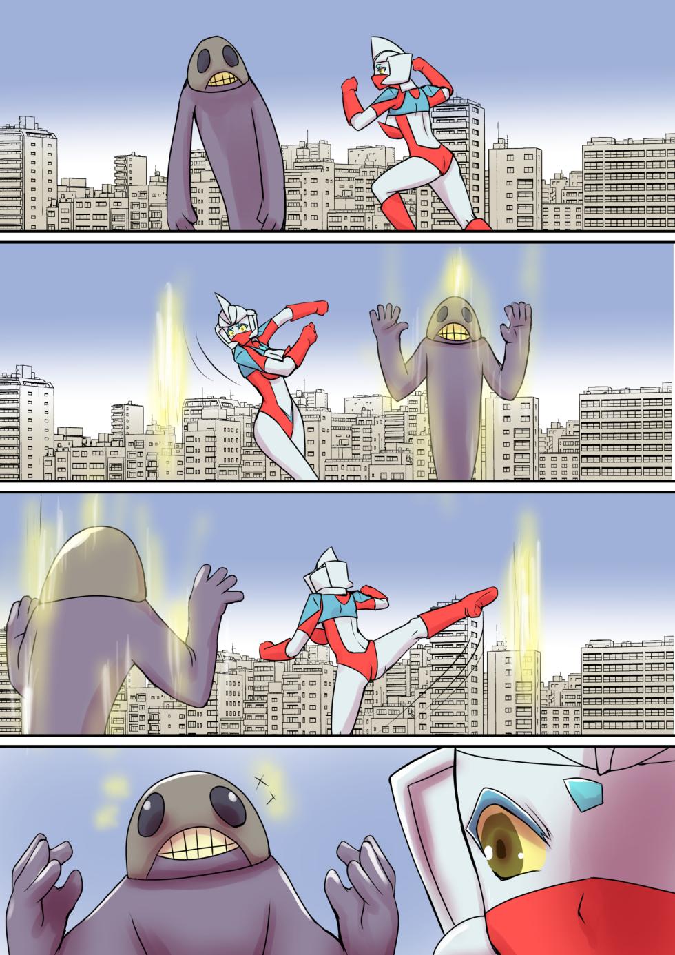 [Elephant Jelly] Tokusatsu Heroine Series - Rusty Comet Ch. 6  ontex - Page 9