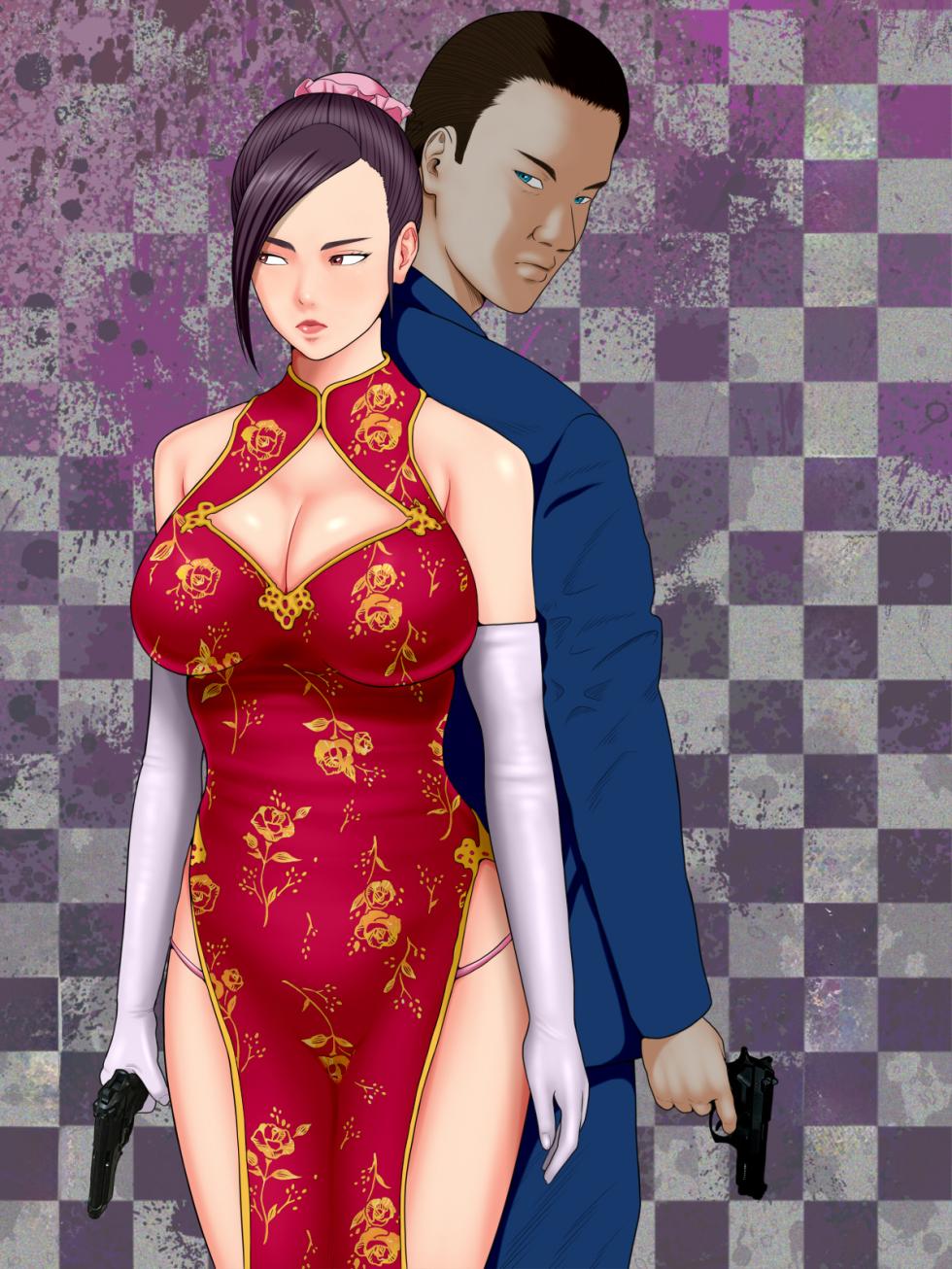 [Minazuki Mikka] Hitozuma Spy to Mafia no Musuko 1 ~Kuro Gyaru Keisatsukan Hen~ | Spy Wife and Mafia’s Son 1 ~Black Gyaru Police Officer~ [English][Chalklog] - Page 3