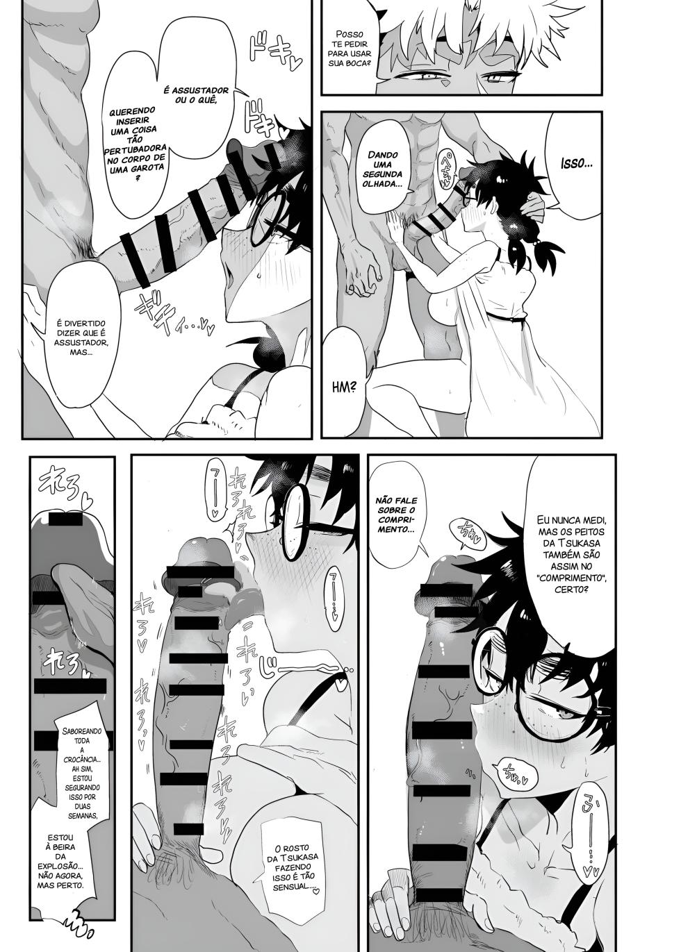 [Gankiya (Doctor Masube)] Uesugi Tsukasa wa Kaihatsu Sareteiru | Desnolvimento de Uesugi Tsukasa [Portuguese-BR] - Page 20