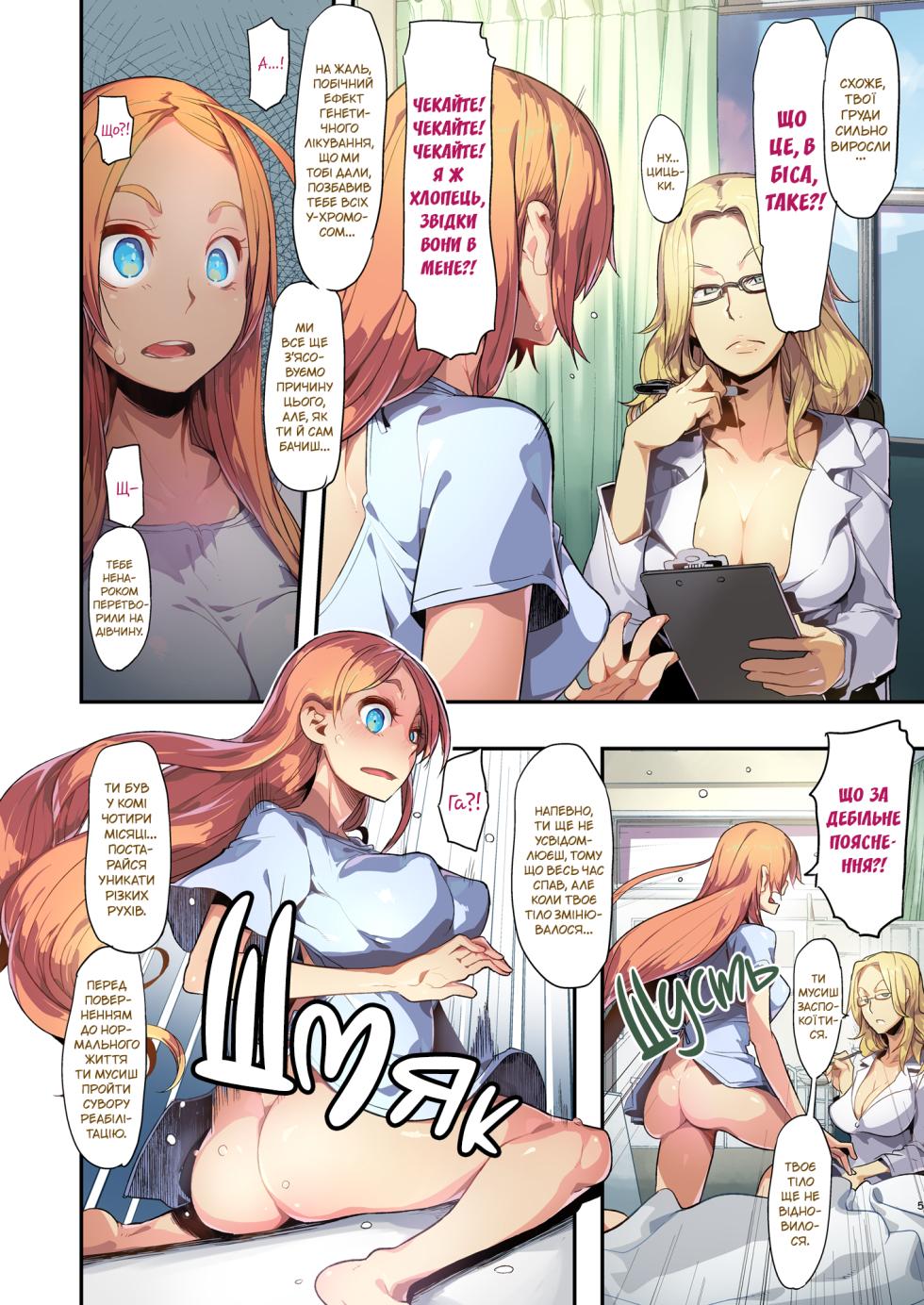 [Da Hootch (ShindoL)] TSF Monogatari Append 1.0 | Повість про ТСФ(ТрансСексуальні Фантазії) додаток 1.0 [Decensored][Digital][Ukrainian] - Page 5