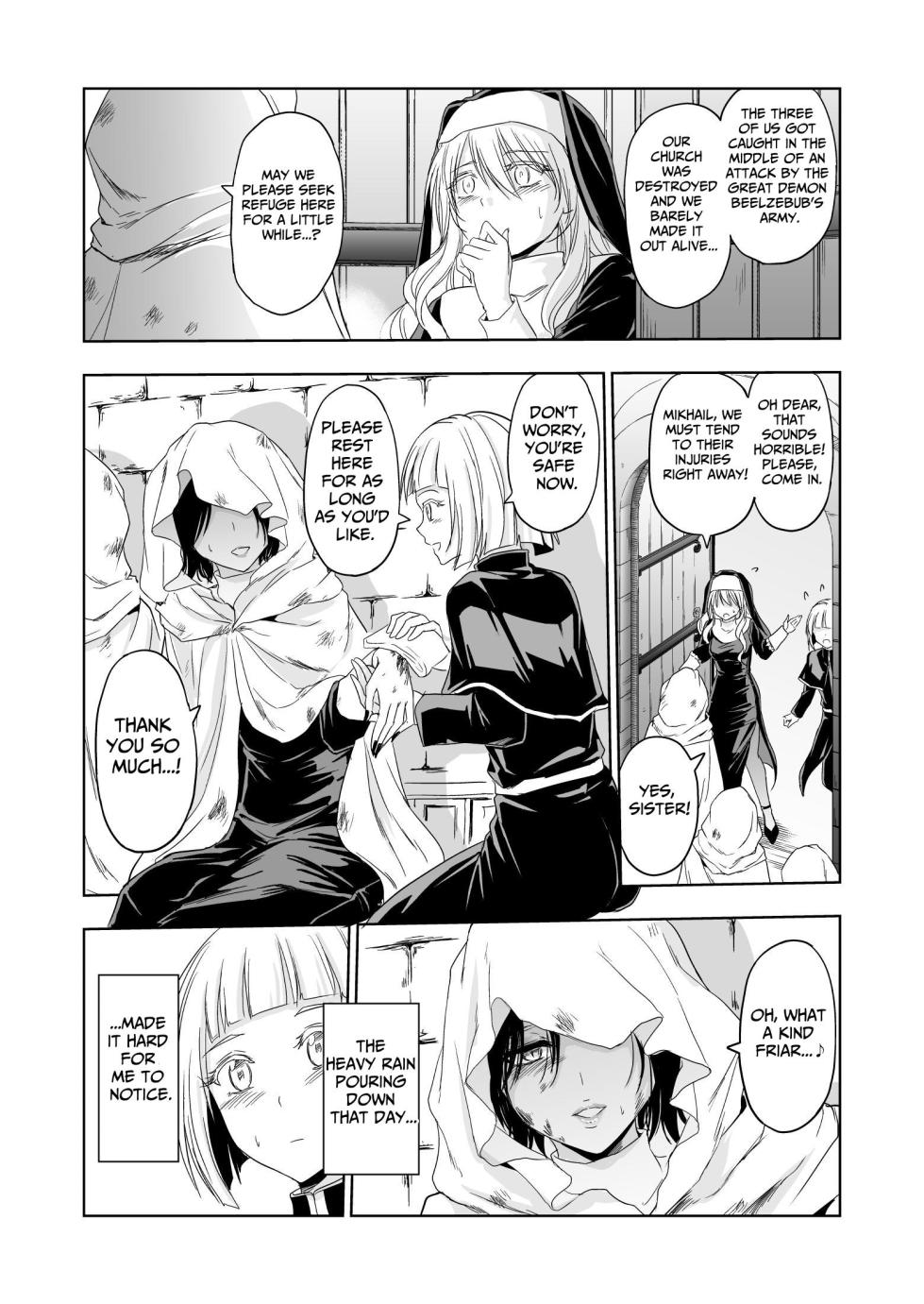 [Palace Inubousaki (Sister Maria Rosetta)] Shitsurakuen ~Haitoku ni Ochiru Seijo~ | Paradise Lost ~A Saint's Descent Into Immorality~ [Digital] [English] [tsuyoshi] - Page 12