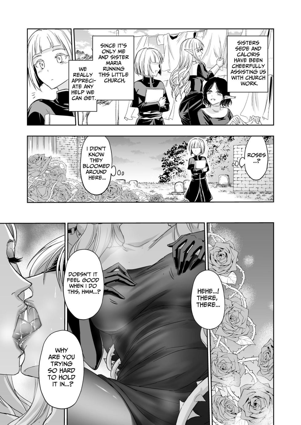 [Palace Inubousaki (Sister Maria Rosetta)] Shitsurakuen ~Haitoku ni Ochiru Seijo~ | Paradise Lost ~A Saint's Descent Into Immorality~ [Digital] [English] [tsuyoshi] - Page 20