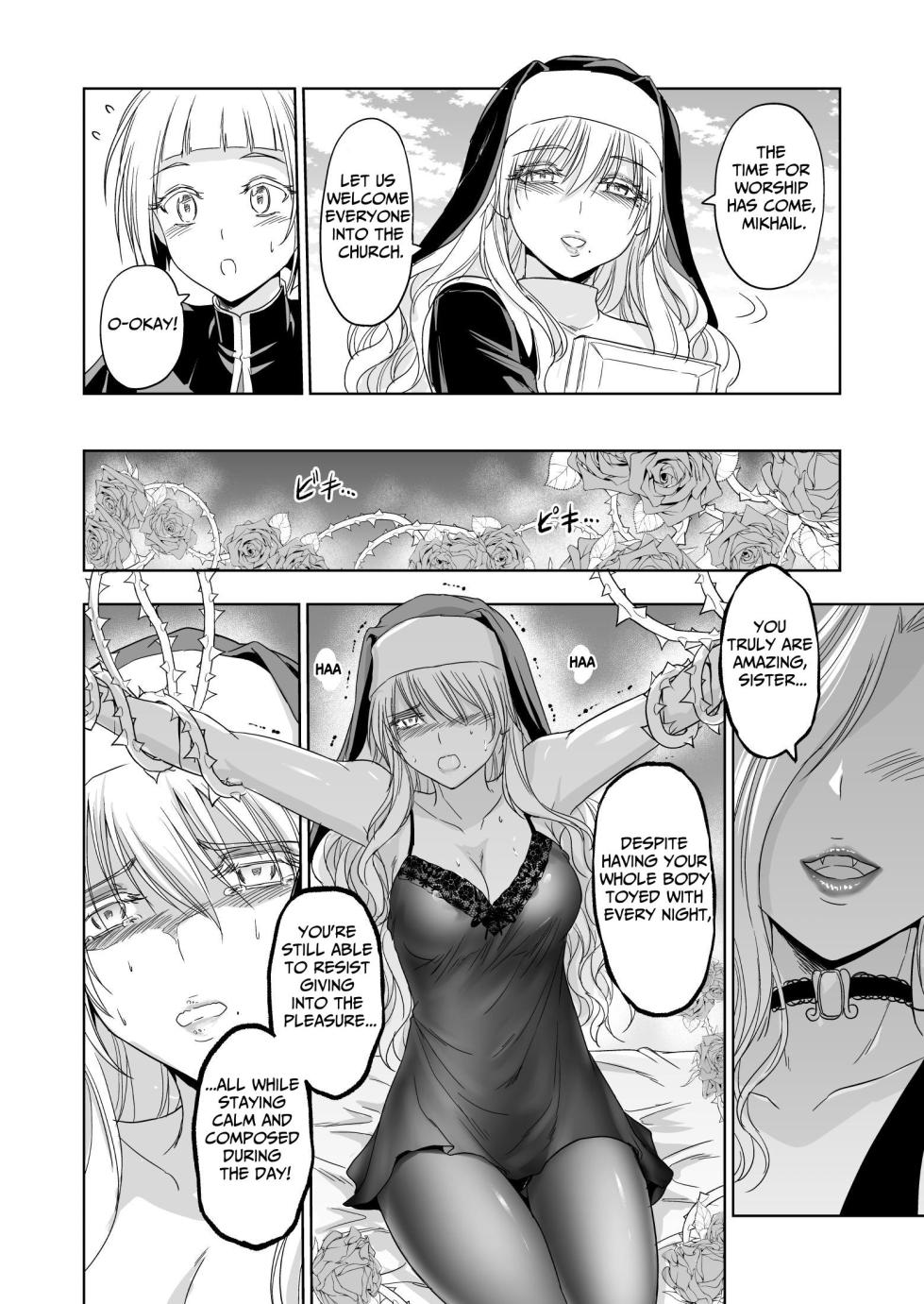 [Palace Inubousaki (Sister Maria Rosetta)] Shitsurakuen ~Haitoku ni Ochiru Seijo~ | Paradise Lost ~A Saint's Descent Into Immorality~ [Digital] [English] [tsuyoshi] - Page 25