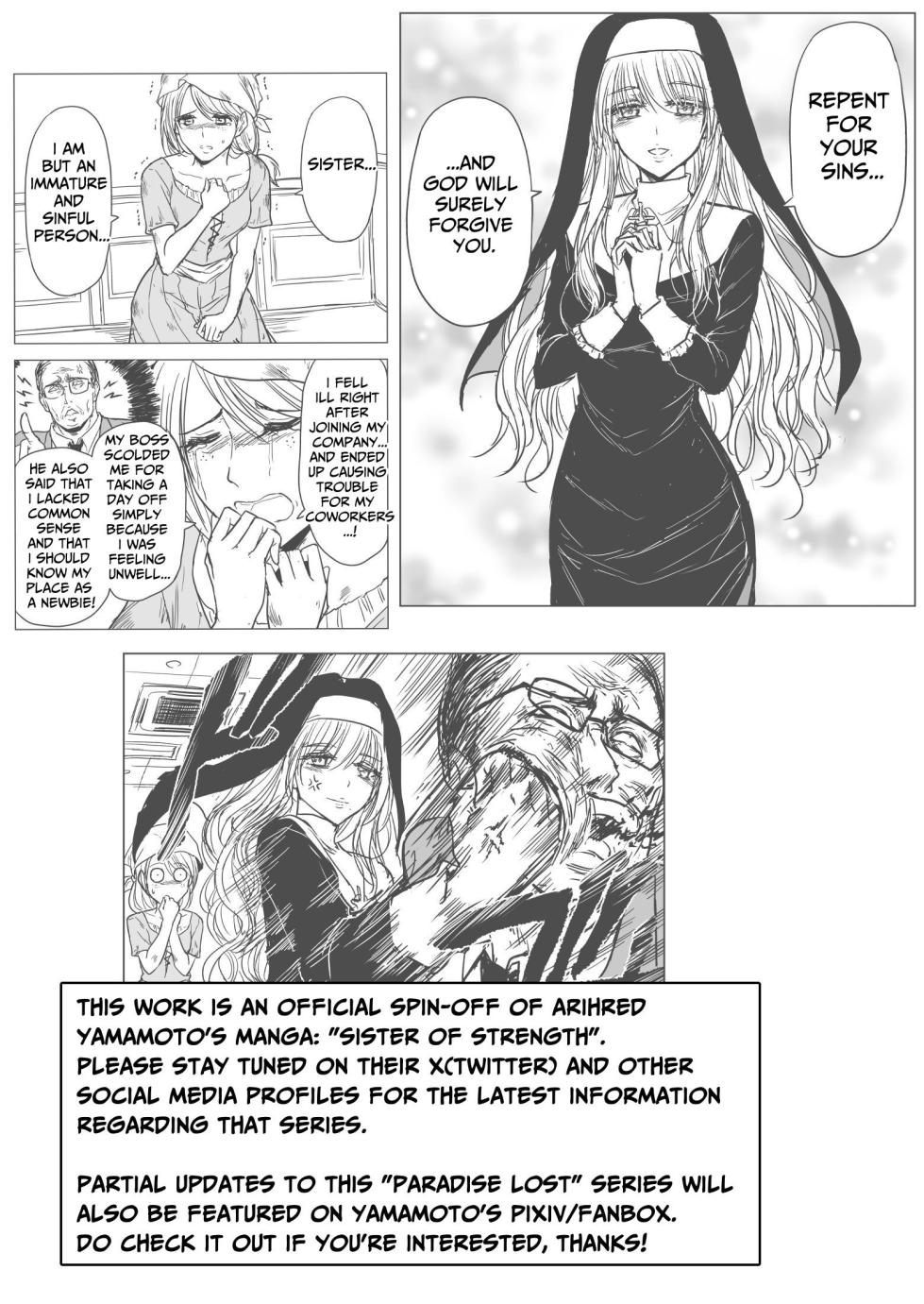 [Palace Inubousaki (Sister Maria Rosetta)] Shitsurakuen ~Haitoku ni Ochiru Seijo~ | Paradise Lost ~A Saint's Descent Into Immorality~ [Digital] [English] [tsuyoshi] - Page 40