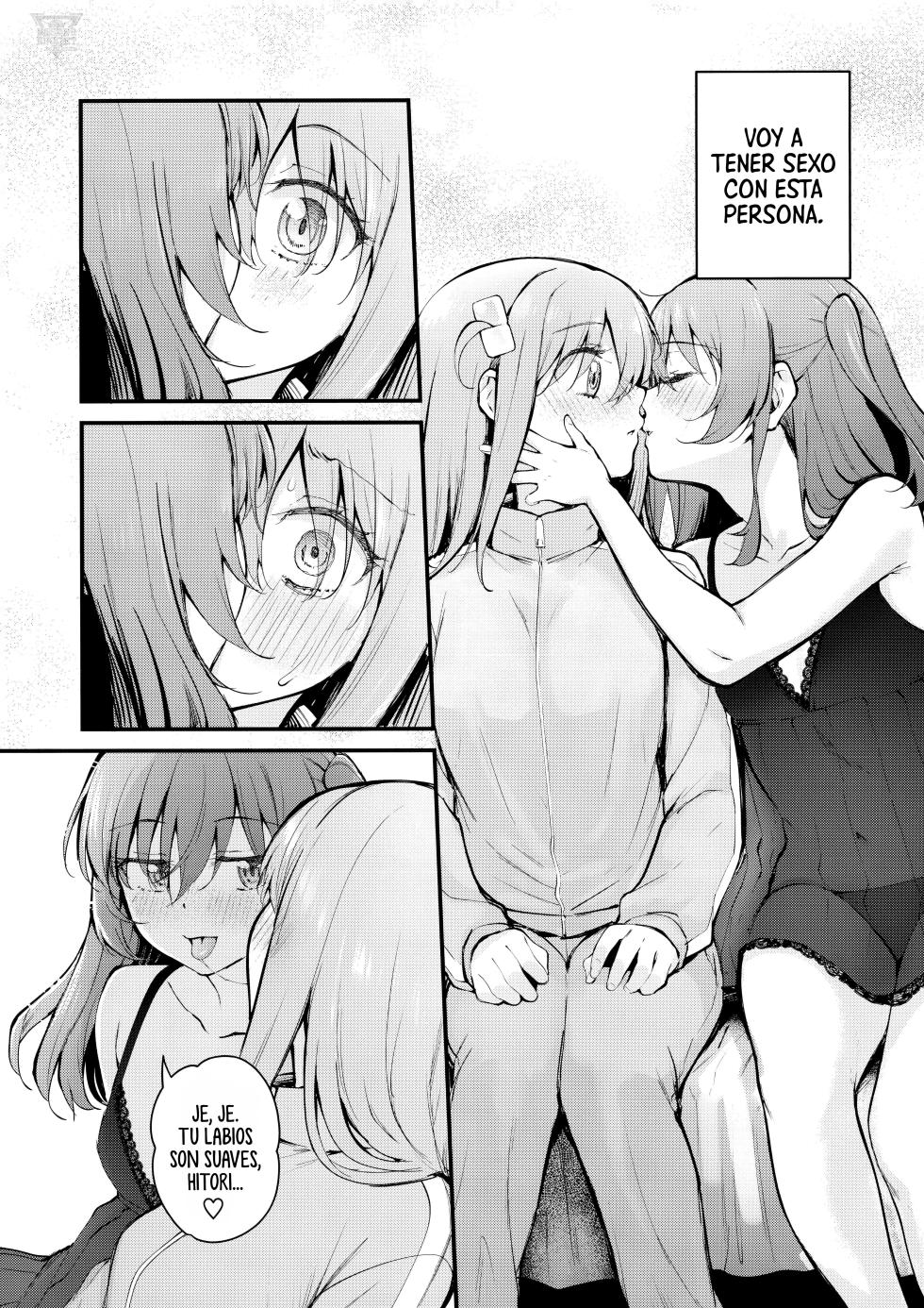(Kessoku Rock! 10) [Kitaku Jikan (Kitaku)] Meguriai Tokyo ~Les Fuuzoku e Iku.~ | Encuentro En Tokio ~Yendo A Un Burdel Lésbico.~ (Bocchi the Rock!)  [Spanish] [Mister Nugget] - Page 9