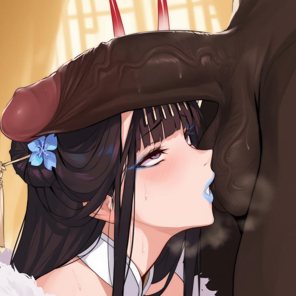 【ABYSOTH】Noshiro BBC blue lips oral [AI Generated] - Page 29