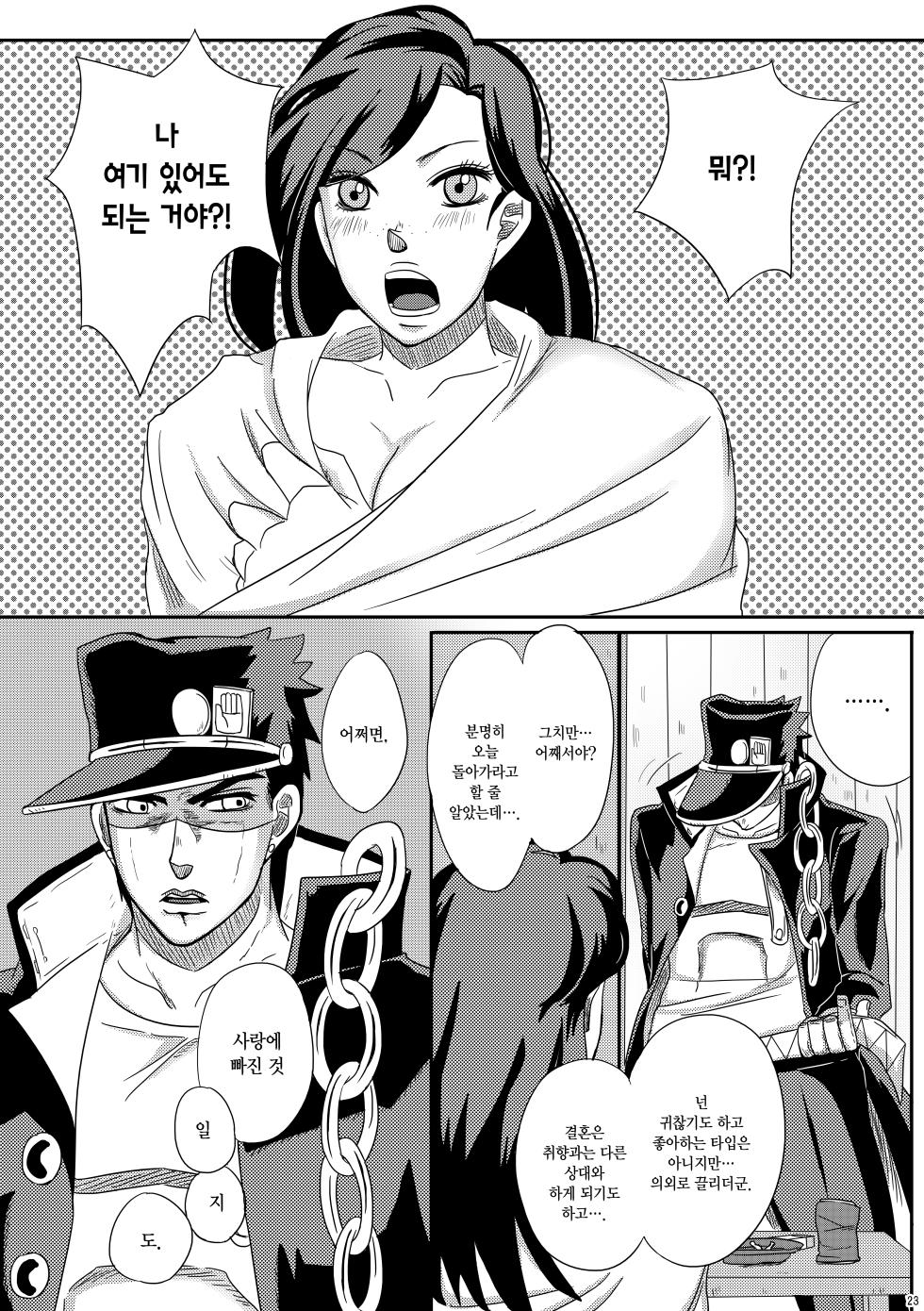 [Pucchu (Echigawa Ryuuka)] Yareyare da ze! | 이거야 원 (Jojo's Bizarre Adventure) [Digital] [Korean] - Page 22