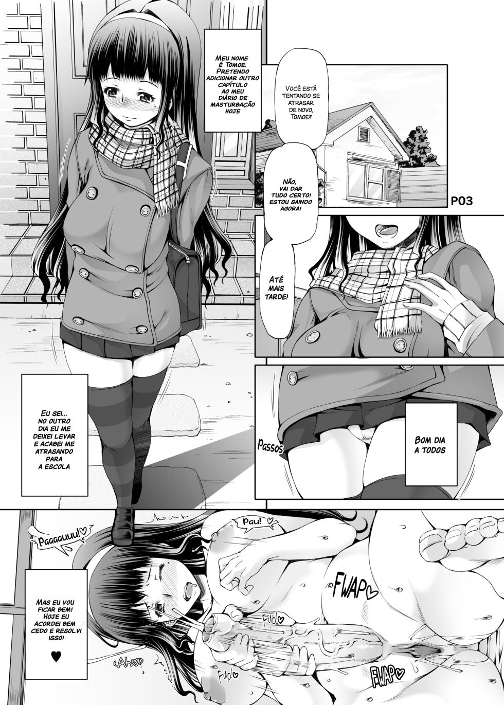 [Doronuma Kyoudai (RED-RUM)] Futa Ona Dai Ni Shou | A Certain Futanari Girl's Masturbation Diary Ch.2: FutaOna 2 [Portuguese-BR] [2d-market.com] [Decensored] [Digital] - Page 4