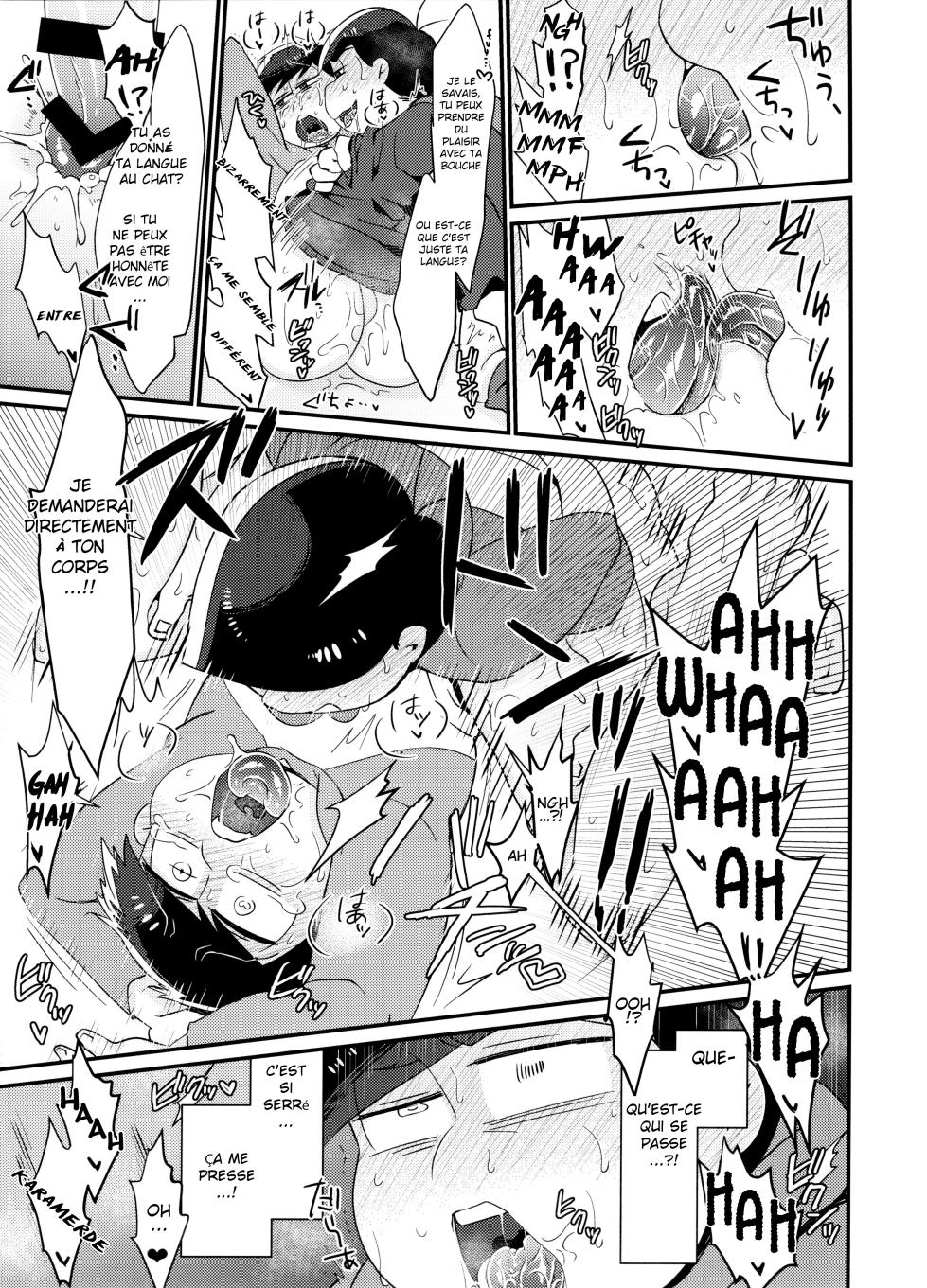 [Nimanima Honpo (Tokiwa)] Ore no shita ga saikin okashī!! Ma langue est bizarre ces temps-ci!! (Osomatsu-San) [French] - Page 22