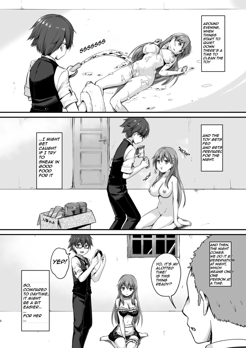 [Watari Laboratory] Kowareta 16-sai Joshikousei Idol (H Cup) ga Onaho Toshite Sanzan ni Tsukawareru Hon | The Story of the Now Mindbroken HighSchool Girl Idol Being Use As A Fucktoy [English] - Page 9