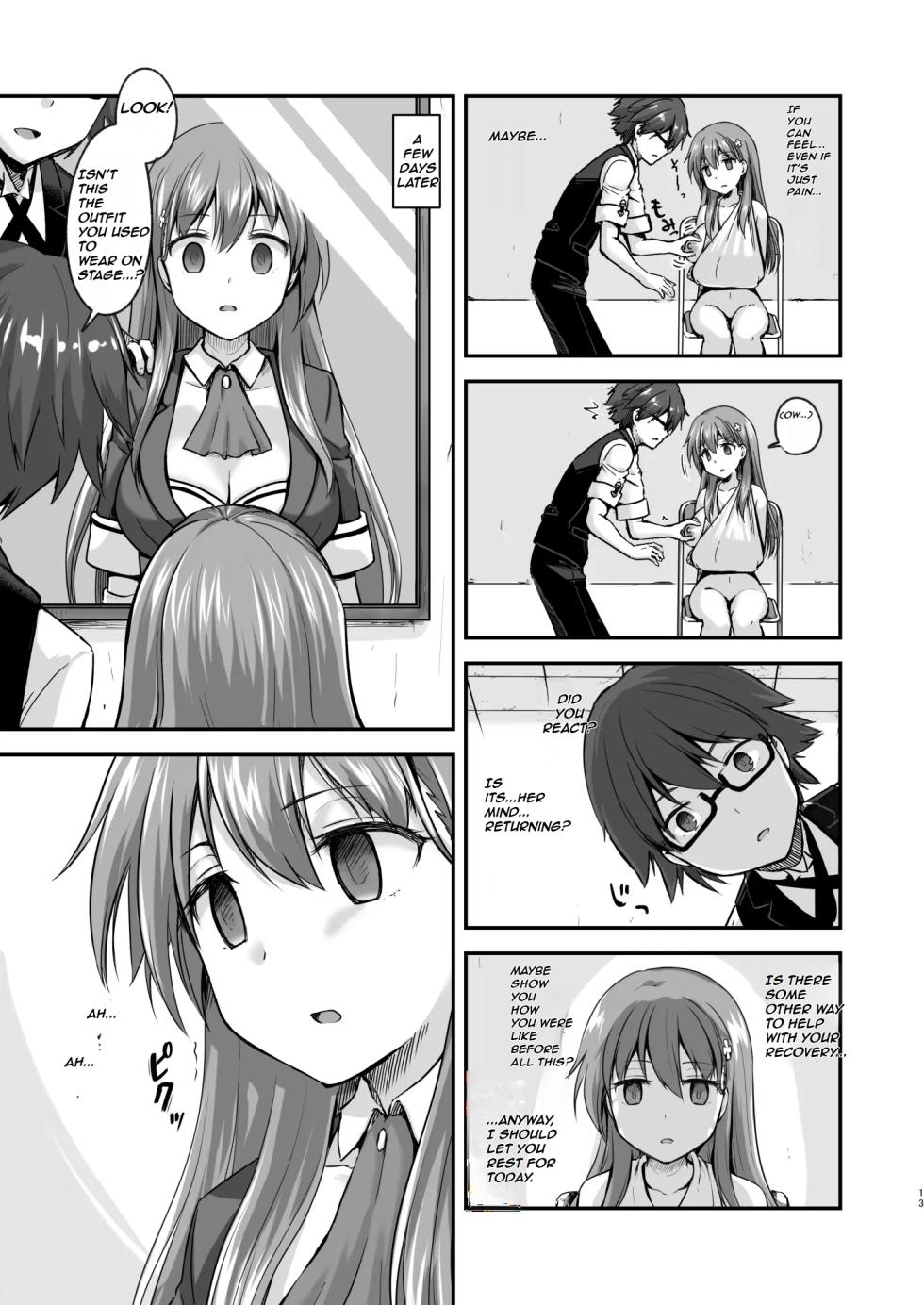 [Watari Laboratory] Kowareta 16-sai Joshikousei Idol (H Cup) ga Onaho Toshite Sanzan ni Tsukawareru Hon | The Story of the Now Mindbroken HighSchool Girl Idol Being Use As A Fucktoy [English] - Page 14