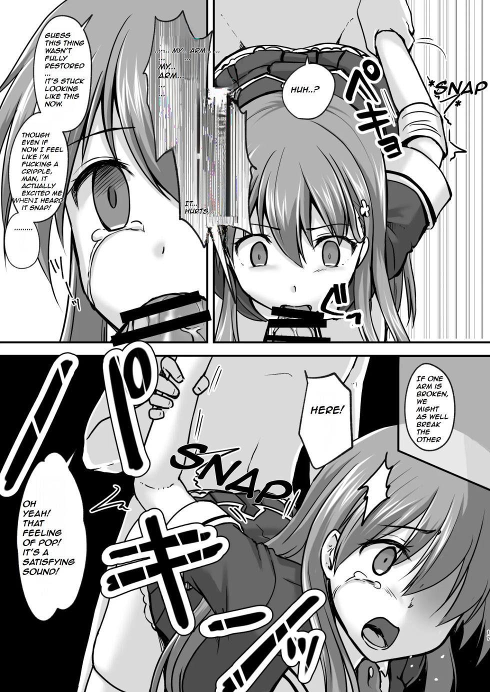 [Watari Laboratory] Kowareta 16-sai Joshikousei Idol (H Cup) ga Onaho Toshite Sanzan ni Tsukawareru Hon | The Story of the Now Mindbroken HighSchool Girl Idol Being Use As A Fucktoy [English] - Page 18
