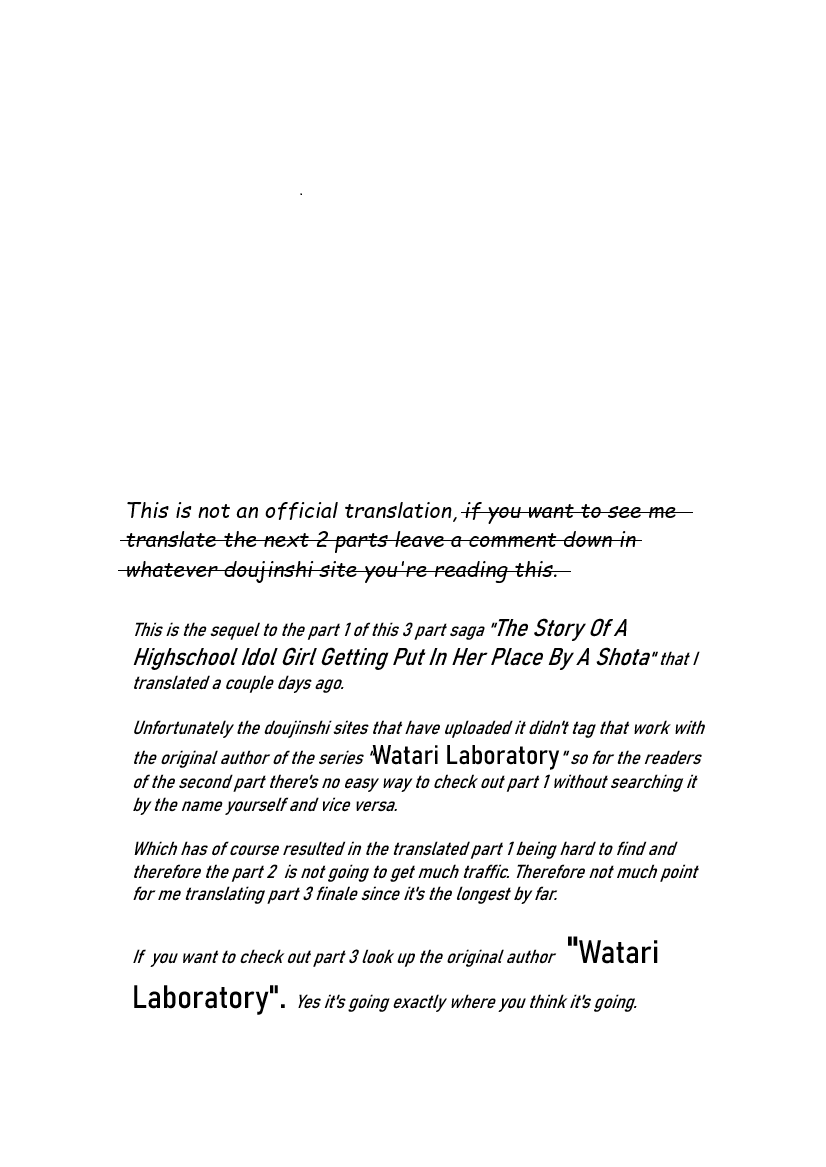 [Watari Laboratory] Kowareta 16-sai Joshikousei Idol (H Cup) ga Onaho Toshite Sanzan ni Tsukawareru Hon | The Story of the Now Mindbroken HighSchool Girl Idol Being Use As A Fucktoy [English] - Page 28