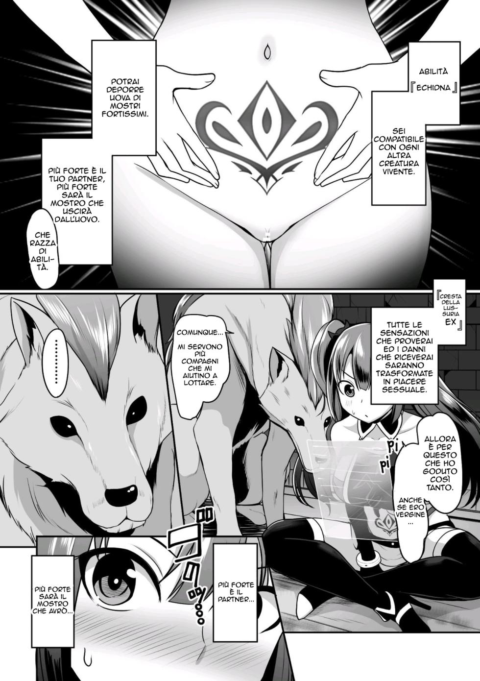 [Dan dann] Tensei Shitara Sanran de Musou!?? (2D Comic Magazine Inmon o Tsukerareta Bishoujo-tachi ga Sanran Acme Ochi! Vol. 1) [Italian] - Page 6