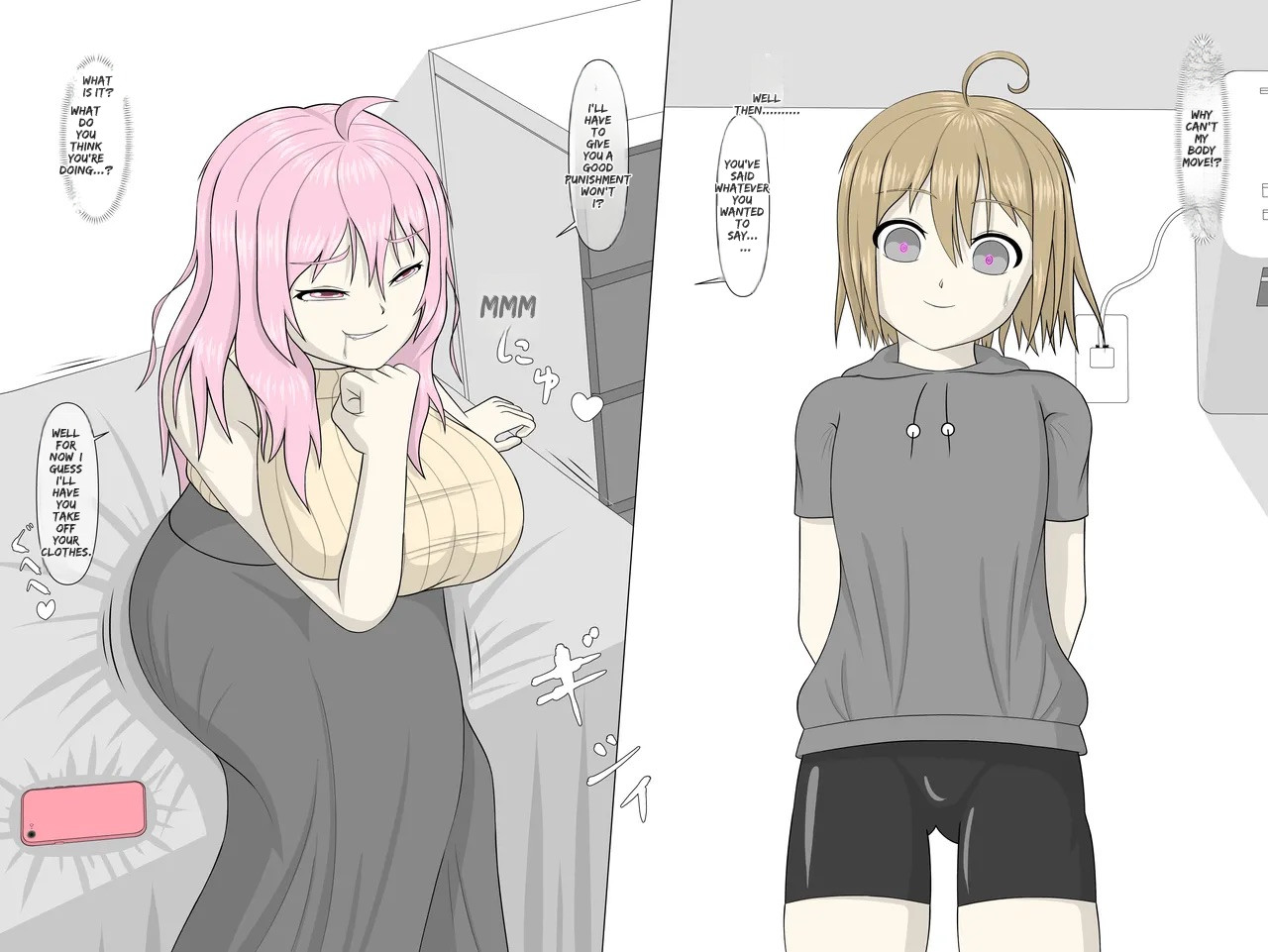 [mushikeratops] Hypnosis App With A BroCon Futanari Sister (english, MTL) - Page 9