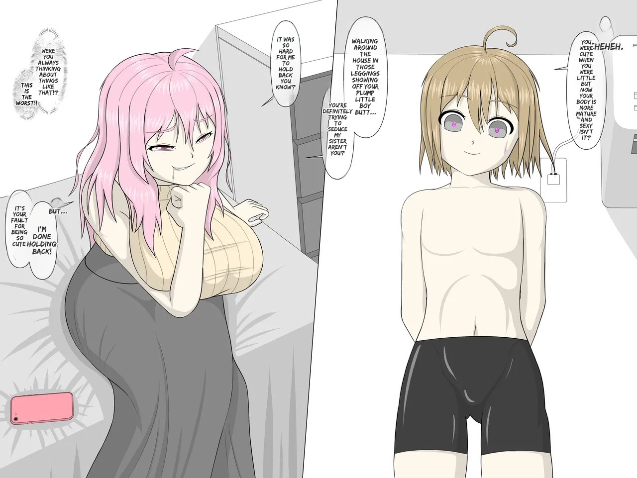 [mushikeratops] Hypnosis App With A BroCon Futanari Sister (english, MTL) - Page 11