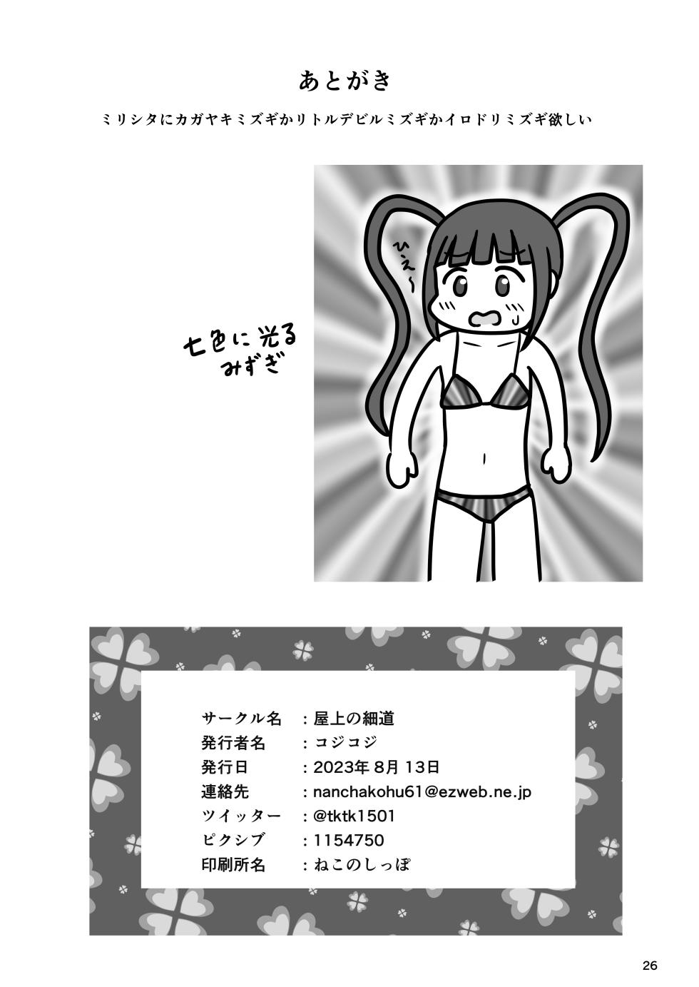 [Okujou no Hosomichi (Kojikoji)] Bousou Hentai Idol-chan! Himitsu no Houkago (THE IDOLM@STER MILLION LIVE!) [Digital] - Page 25