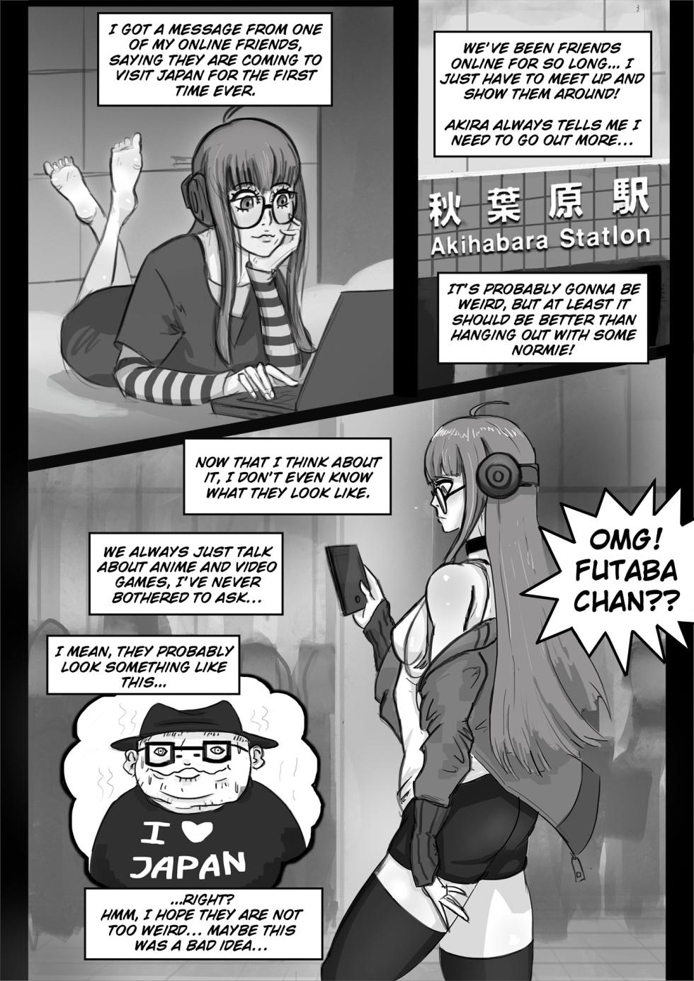 [Furcifur] Futaba meets a foreigner (Persona 5) - Page 1