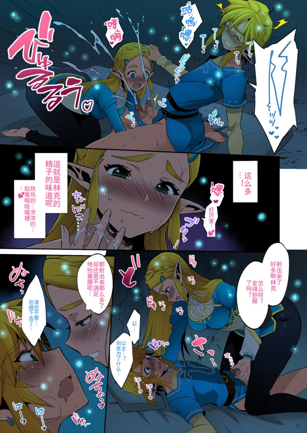 [Morittokoke (Morikoke)] Hyrule Hanei no Tame no Katsudou! (The Legend of Zelda: Breath of the Wild)  [Chinese] [overlordwzh个人渣翻] [Decensored] [Colorized] [Digital] - Page 10