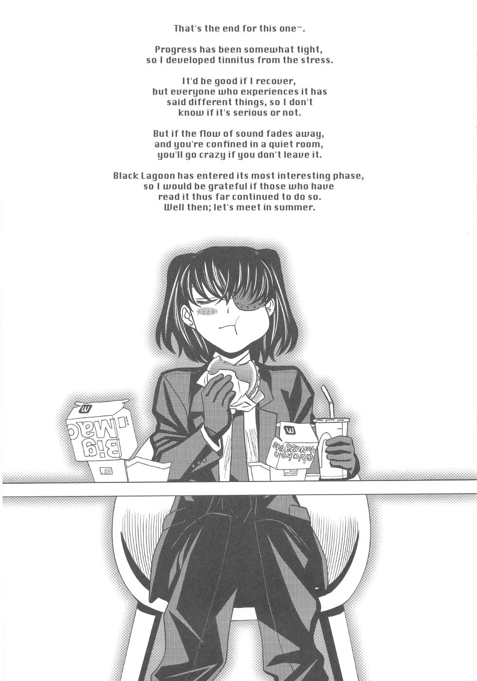 (C103) [TEX-MEX (Red Bear)] Je t'aime, Je t'aime, le majeur! (Black Lagoon) [English] [Muragiri Scans] - Page 22