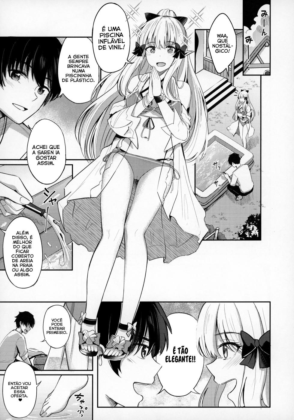 (C100) [Koniro Kajitsu (KonKa)] Saren to Asobou - VERÃO COM A SAREN (Princess Connect! Re:Dive) [Portuguese -BR] - Page 6