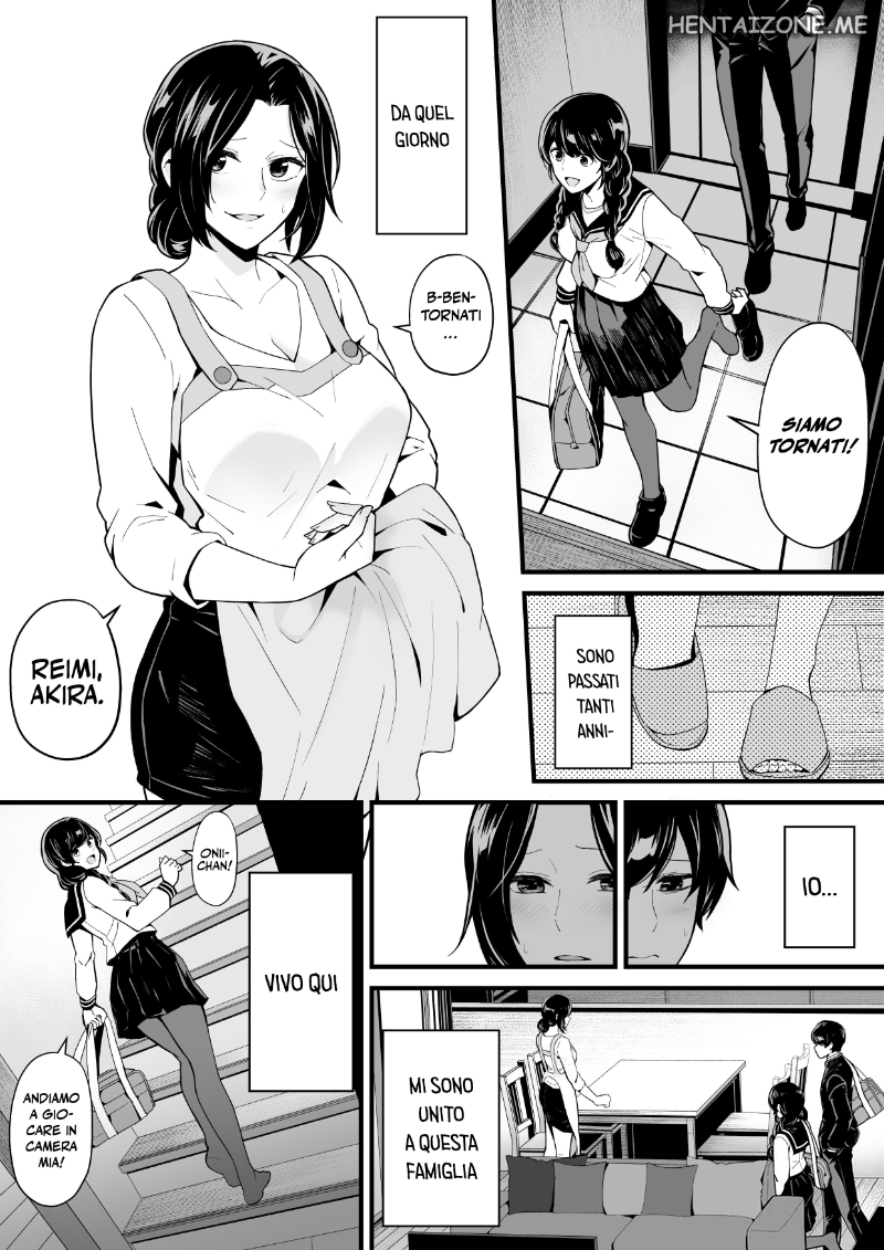 [Toneri Dan (Yoshio Ereki)] Imouto to Game o Suru, Soshite Mama to Sex o Suru | Adottato dalla Zia [Italian] - Page 5