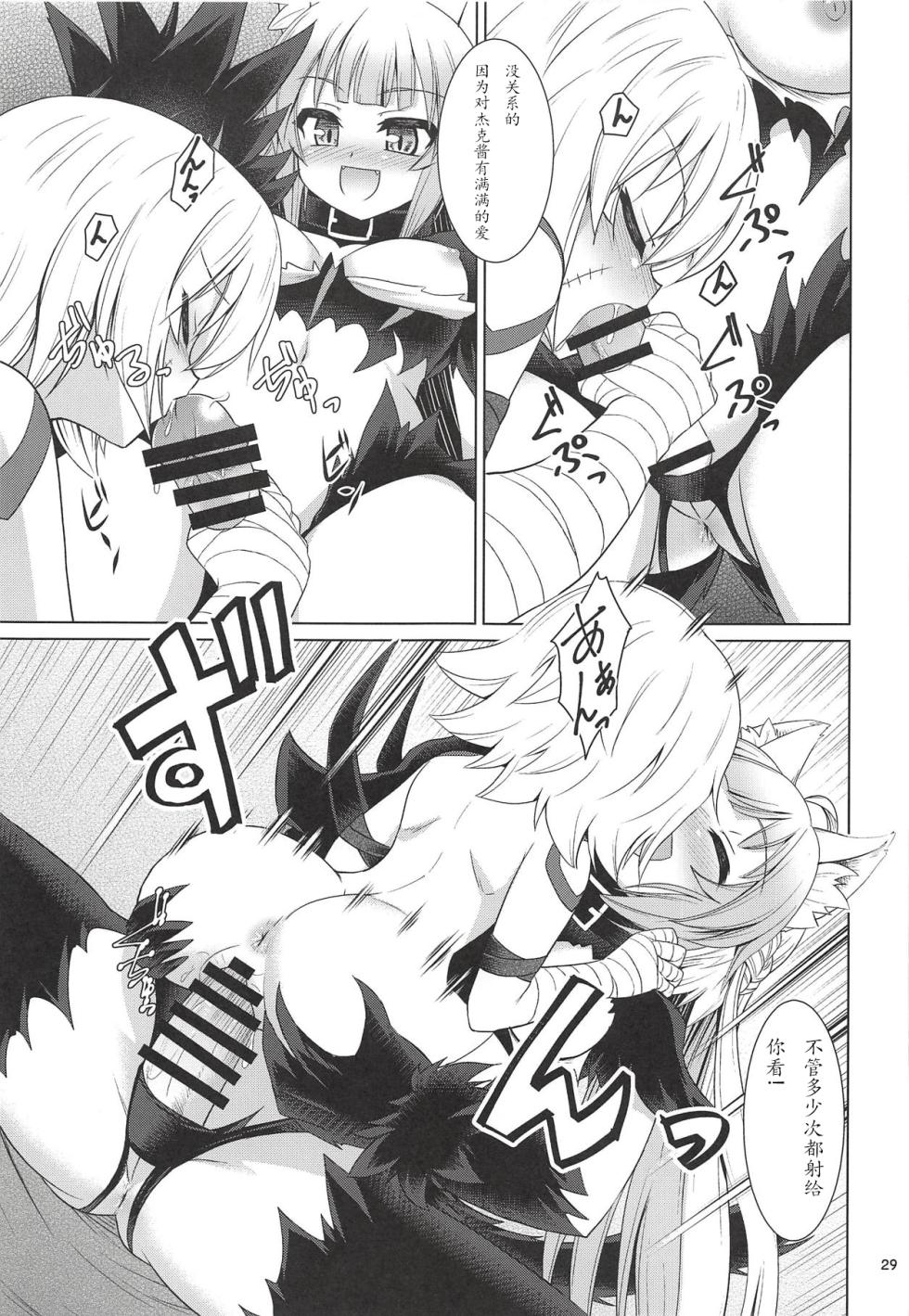 [Getsusekai (Motoe Hiroya)] Jack-chan Daisuki Atalanta-san (Fate/Apocrypha) [Chinese] [鹿之主个人汉化] - Page 28