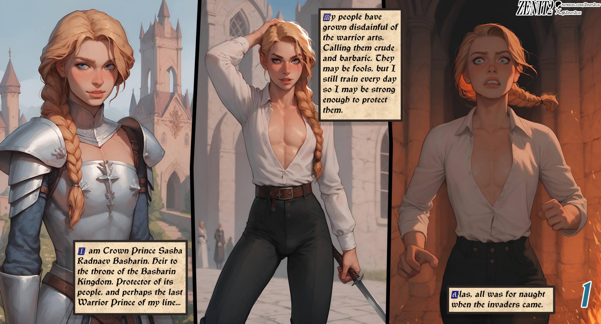 Barbarian boy bride 2 - sasha [ zenit2cai] [AI Generated] - Page 2