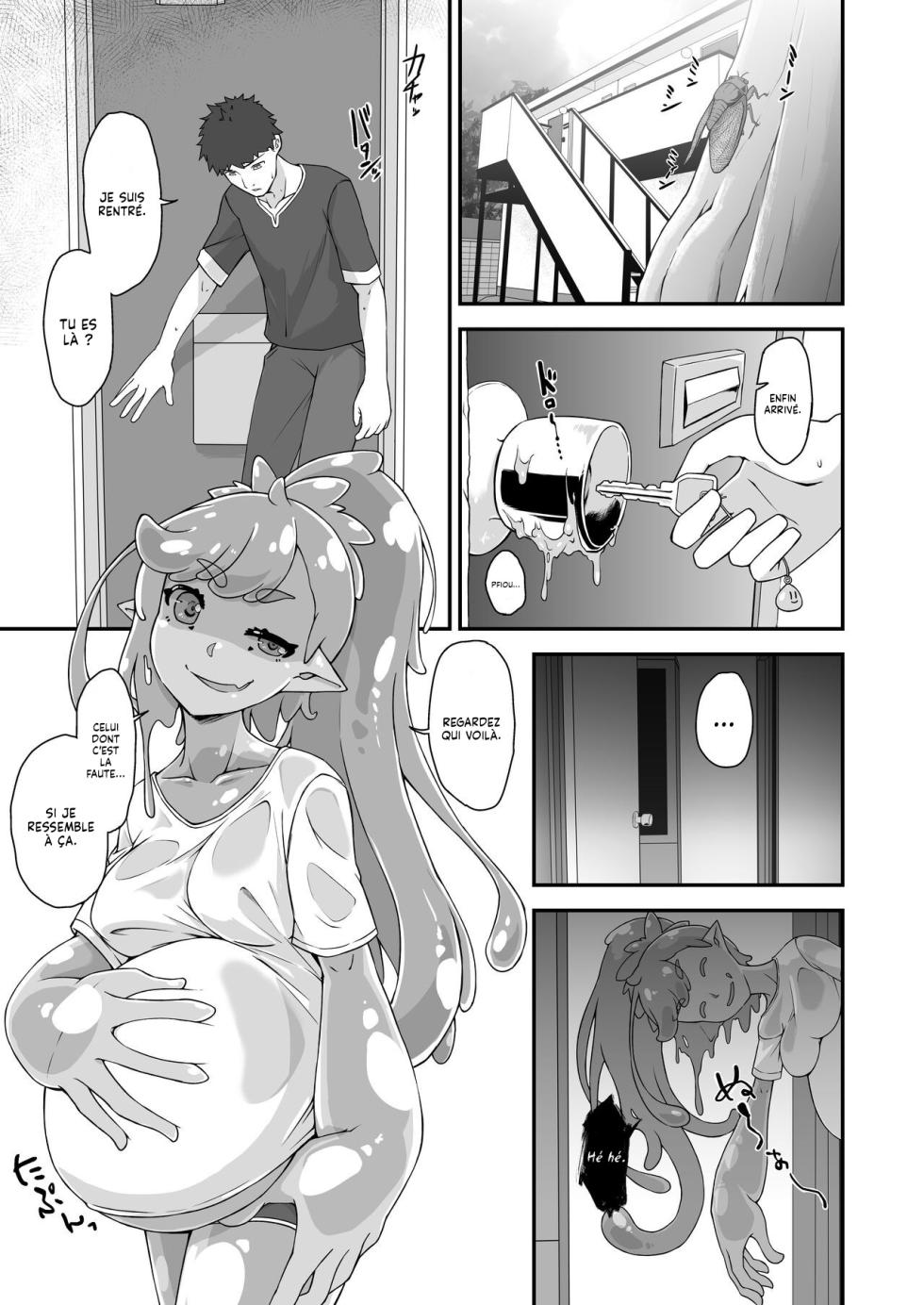 [Kemoyuru (Akahito)] Osananaji wa Slime Musume | Mon amie d'enfance est une Fille Slime [French] [Lopxi] [Digital] - Page 2