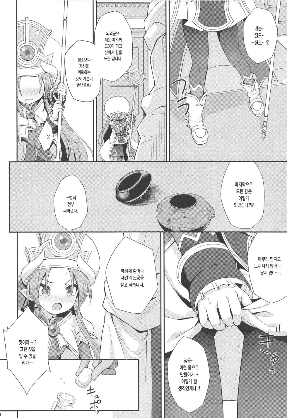 (C93) [Kanariya Bai Kanariya (Maya Gorou)] Terasu ga Arekore Sareru no o Nagameru Hon. | 테라스가 이것저것 당하는 걸 지켜보는 책. (Shinrabansho) [Korean] - Page 18