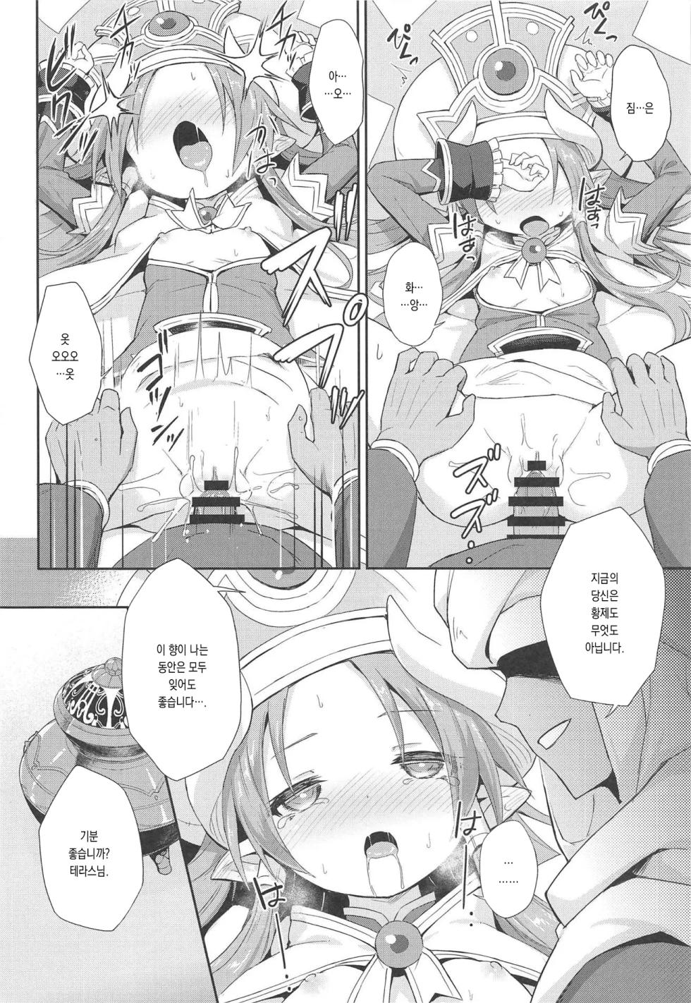 (C93) [Kanariya Bai Kanariya (Maya Gorou)] Terasu ga Arekore Sareru no o Nagameru Hon. | 테라스가 이것저것 당하는 걸 지켜보는 책. (Shinrabansho) [Korean] - Page 24