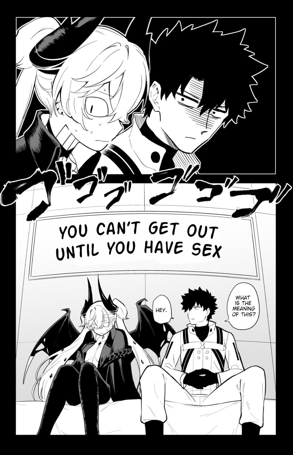 [Hirunagi] The Room That You Can't Get Out Until You ◯◯◯◯ Part 1/2 (Fate/Grand Order) [English] - Page 2