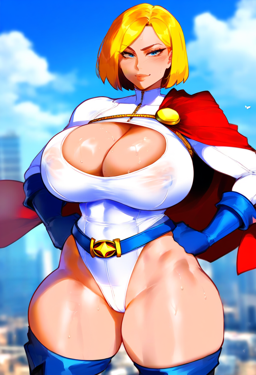 Power girl BBC bonus darkmagic ai generated - Page 28