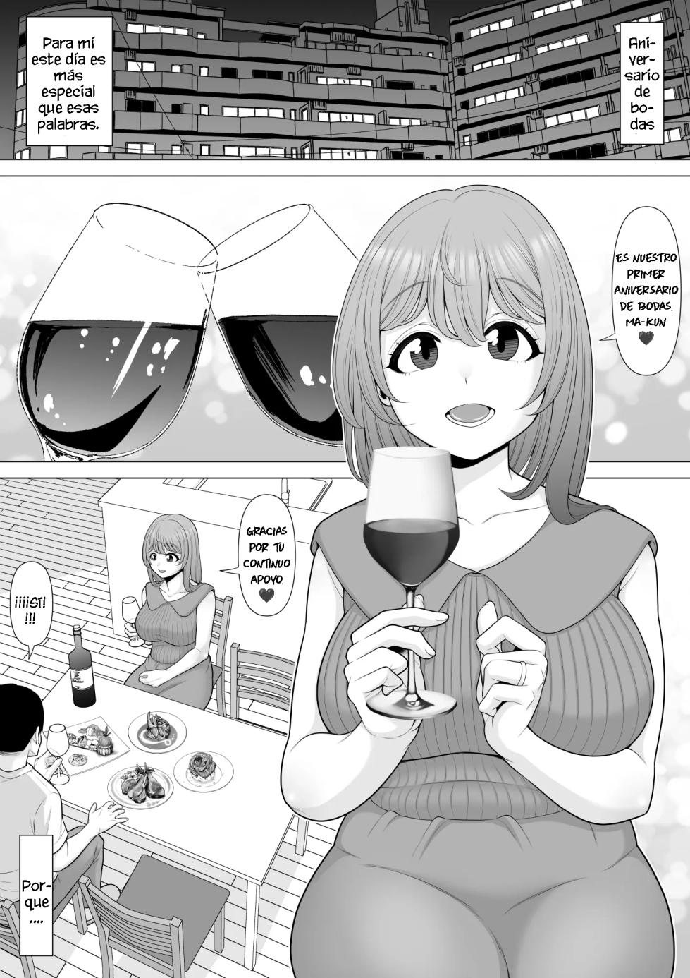 [Pot Detox] Boku no Tsuma o Suiminkan Rape shite Kudasai!!｜¡¡Por Favor, Viola a mi Esposa Mientras Duerme!! [Spanish] [La Legión Fantasma] - Page 2