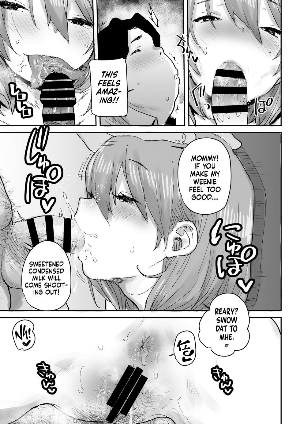 [Misaki (Ponsuke)] Hypnotizing My Kind HS Student Into My Lactating Mommy | Ottori JK Saimin Appli de Bonyuu Mama [English] [flash11] - Page 28