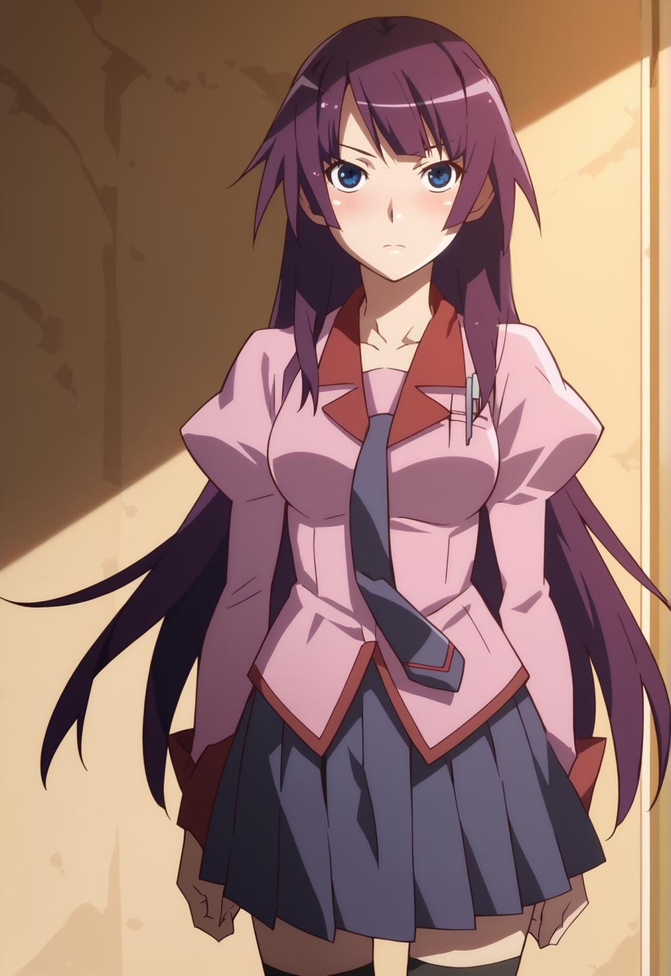 [KusanagiArt] 战场原荡漾 | hitagi senjougahara [ai generated] - Page 1