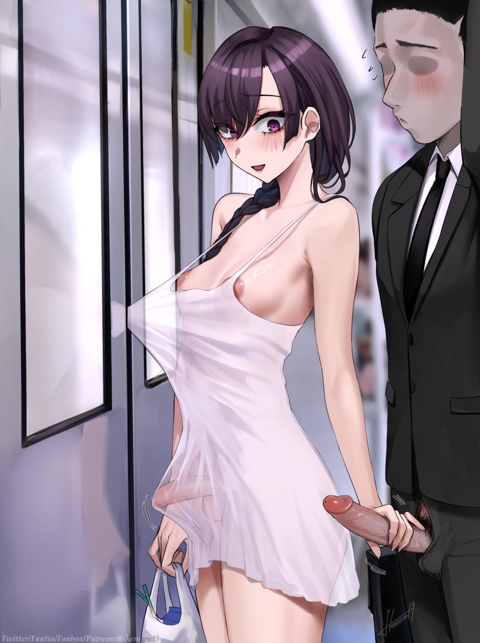 [Ikemeru19] Stuck in train - Page 7